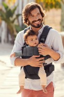 Little Pea BabyBjorn Μάρσιπος Harmony Anthracite 3D Mesh_lifestyle